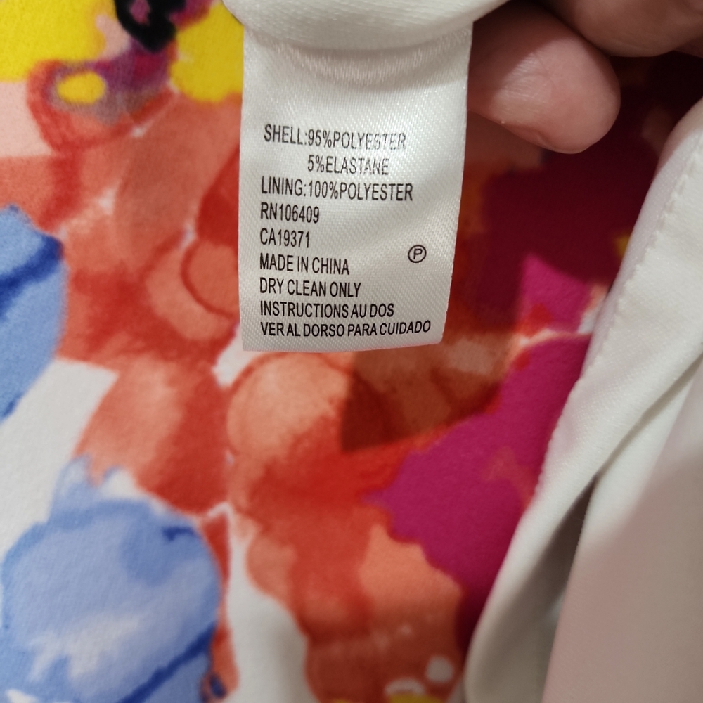 Tahari Floral print Dress size 6 - Picture 8 of 8